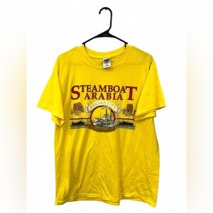 Yellow Steamboat Arabia Tee